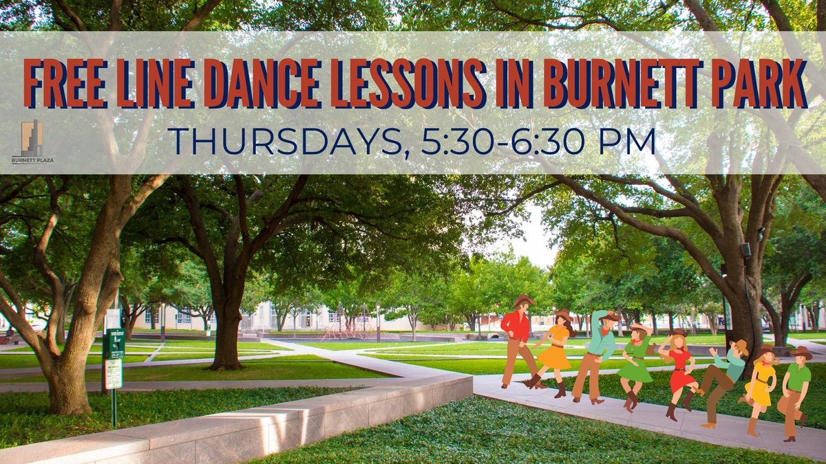 Free Line Dance Lessons in Burnett Park