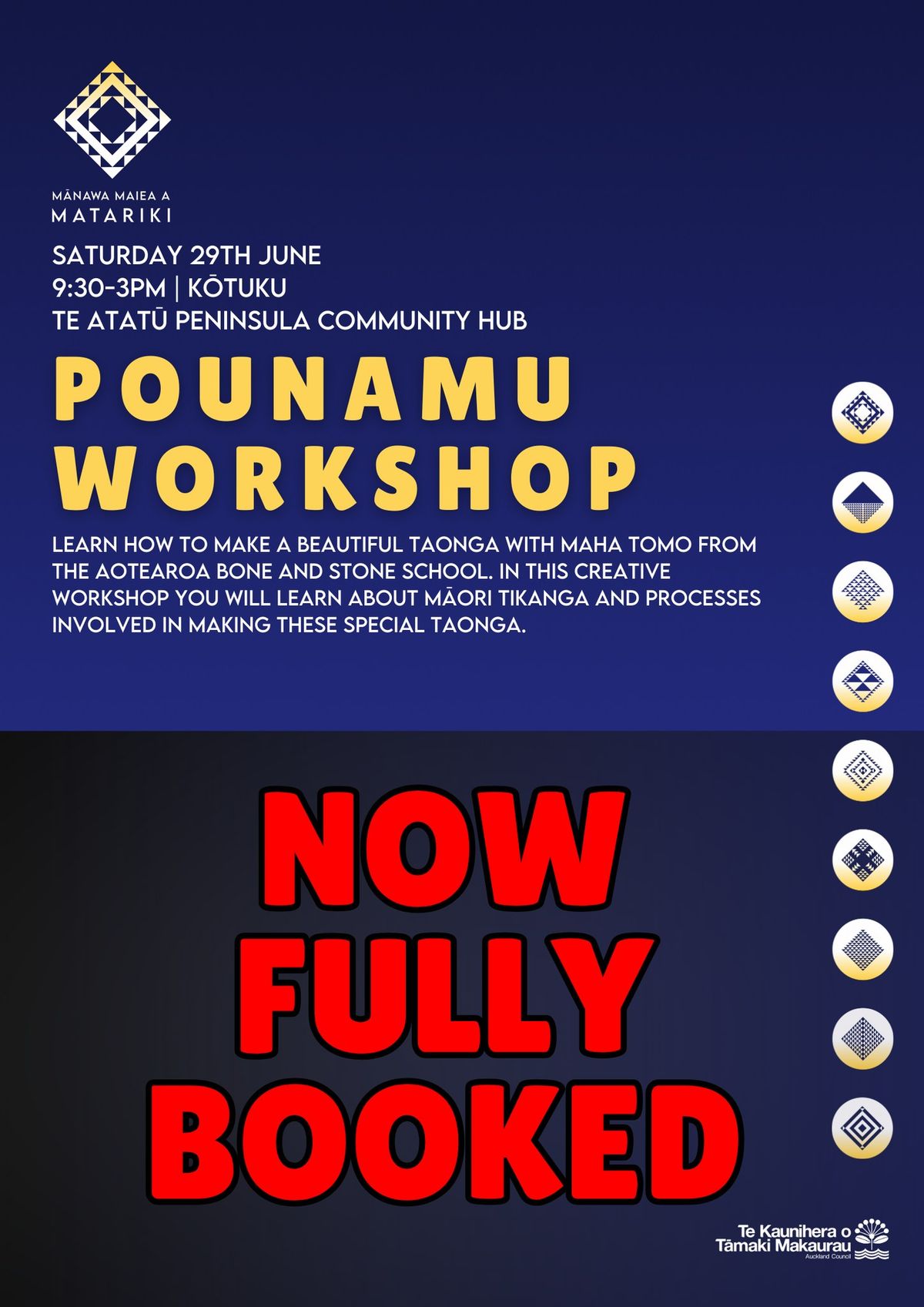 Pounamu workshop