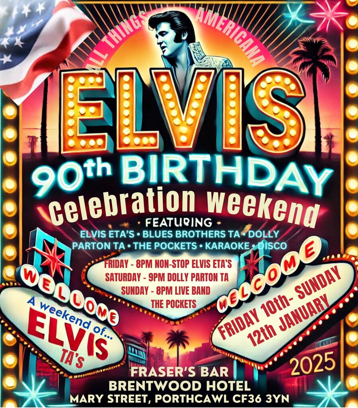 Elvis\u2019 90th Birthday Americana Celebration \ud83c\uddfa\ud83c\uddf8