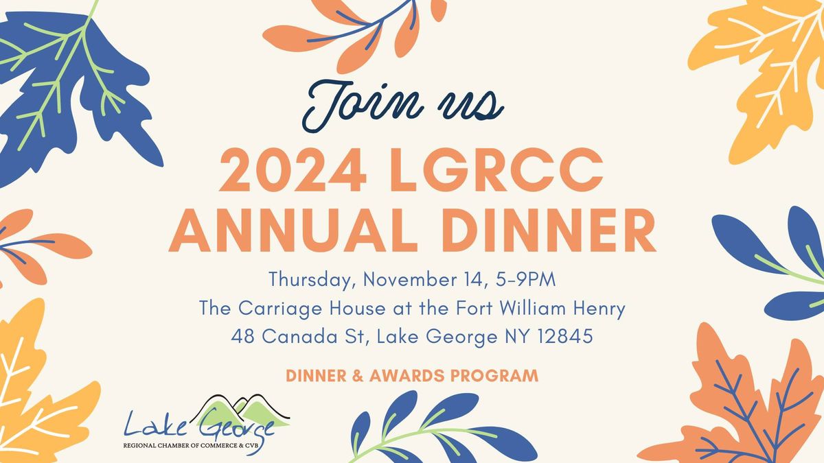 2024 LGRCC Annual Dinner & Awards Program