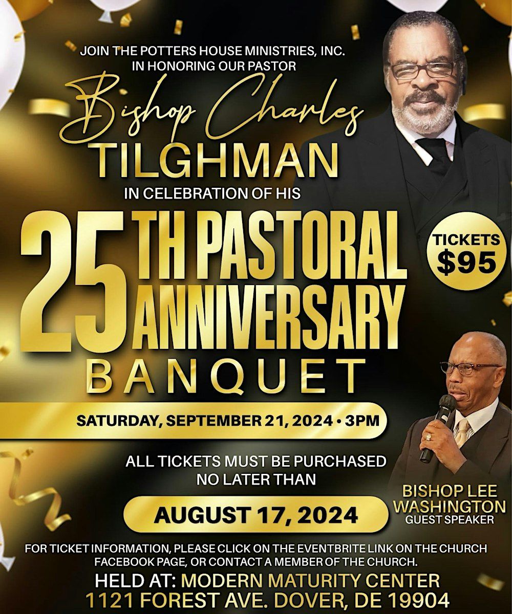 Bishop Charles M. Tilghman 25th Pastoral banquet Celebration