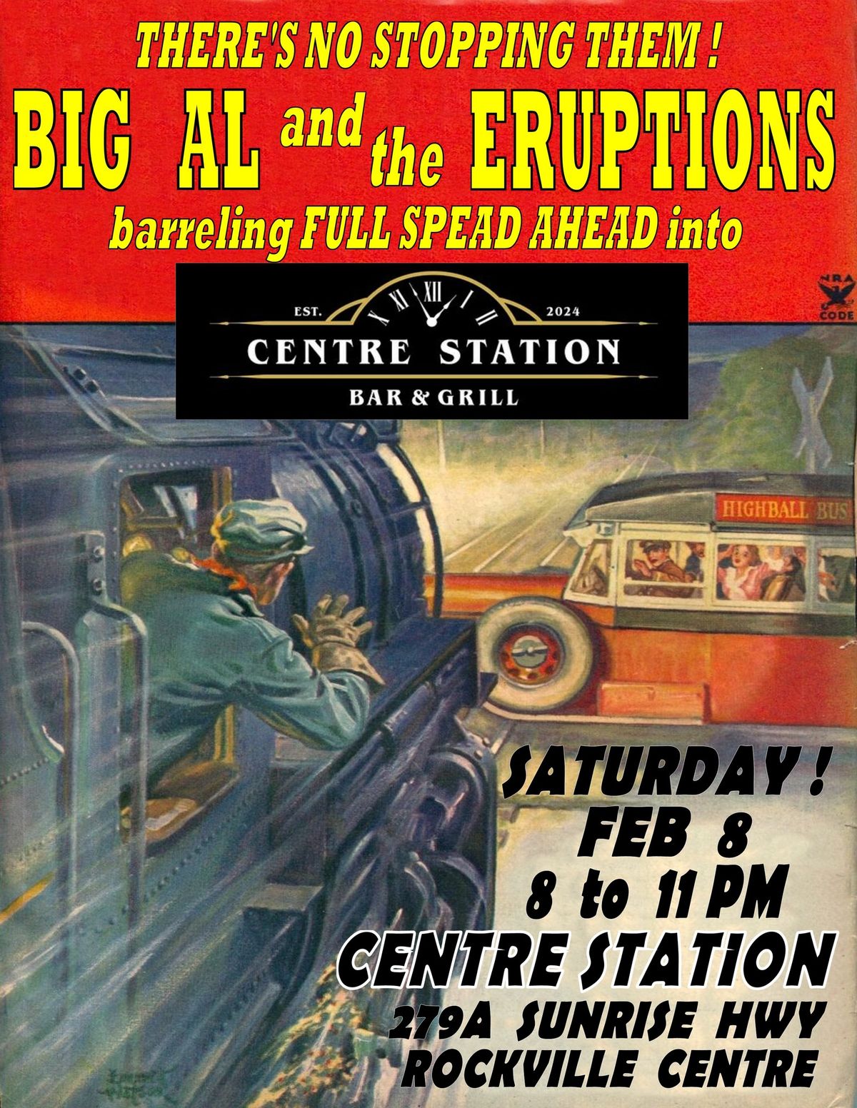 Big Al & the Eruptions Non-Stop to Centre Station