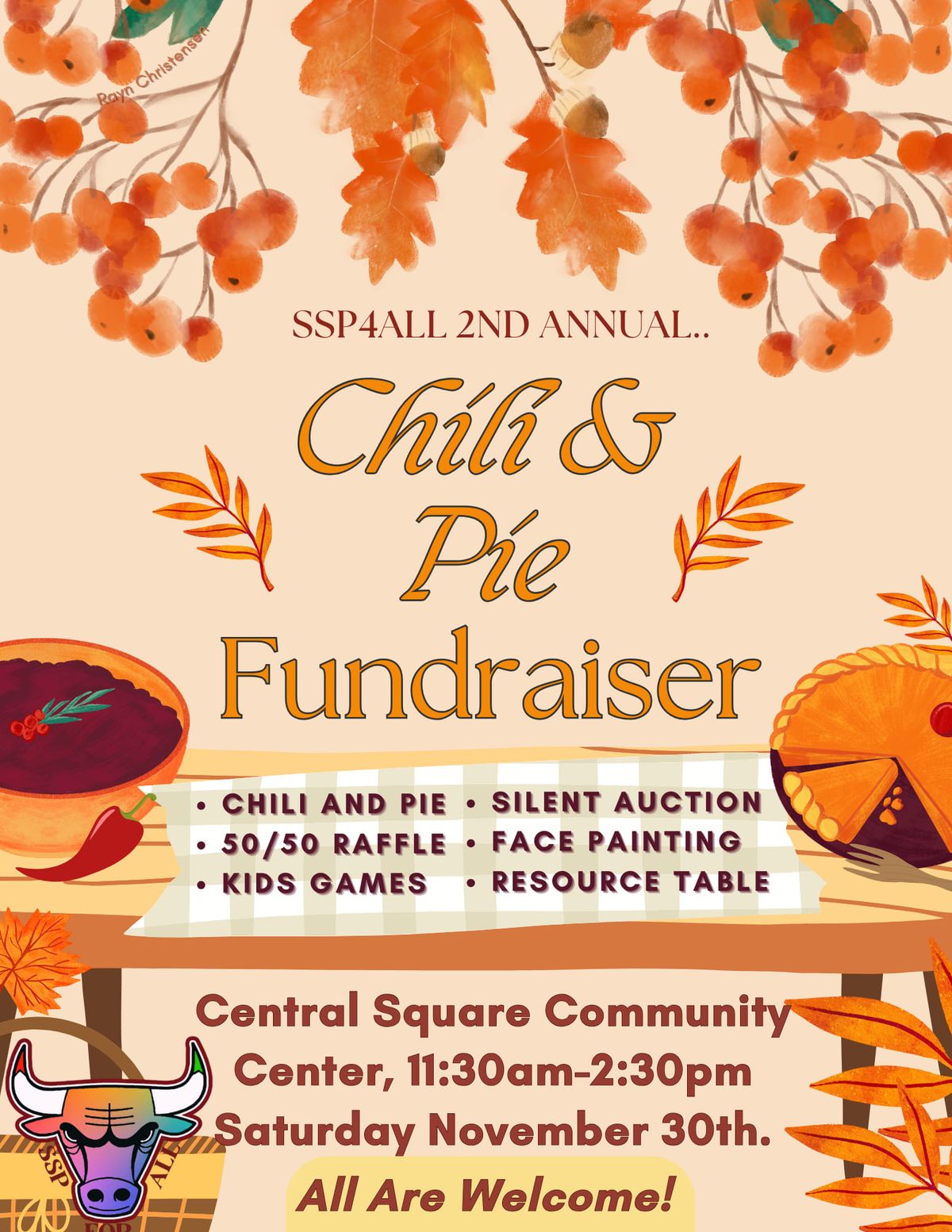 Chili and Pie Fundraiser 