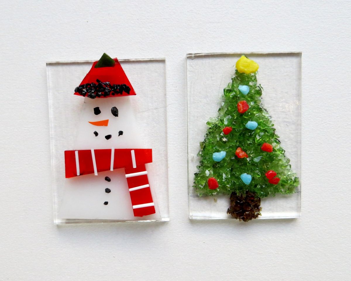 Christmas decoration glass fusing taster session