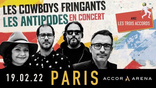 Les Cowboys Fringants \u00e0 l'AccorHotels Arena de Paris
