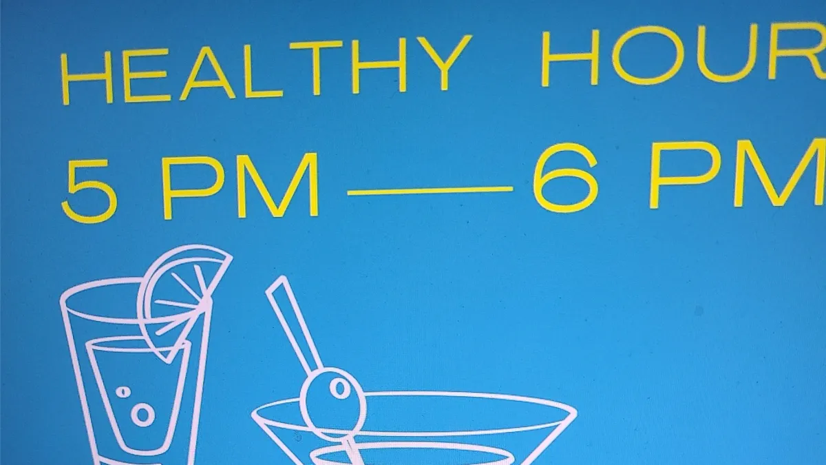 Healthy Happy Hour and Dinner at Pharm Table