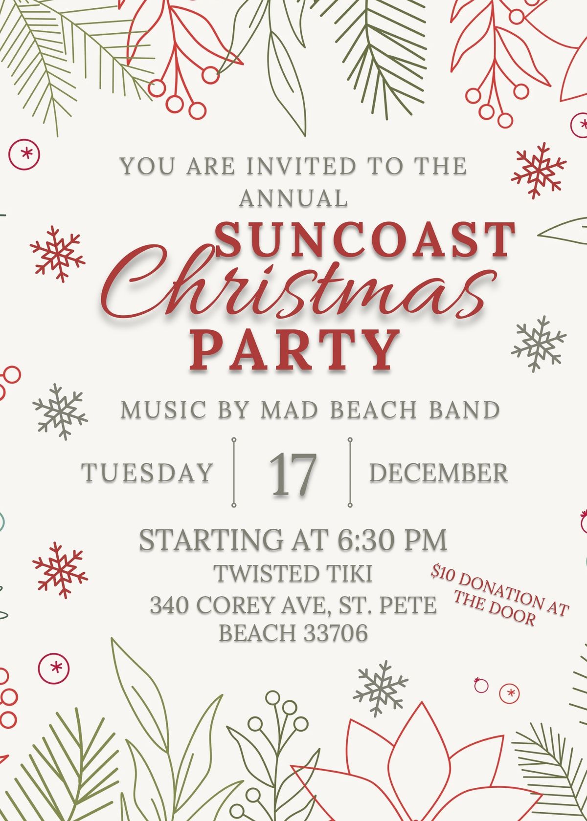 Annual Suncoast Surf Shop Christmas Party! 