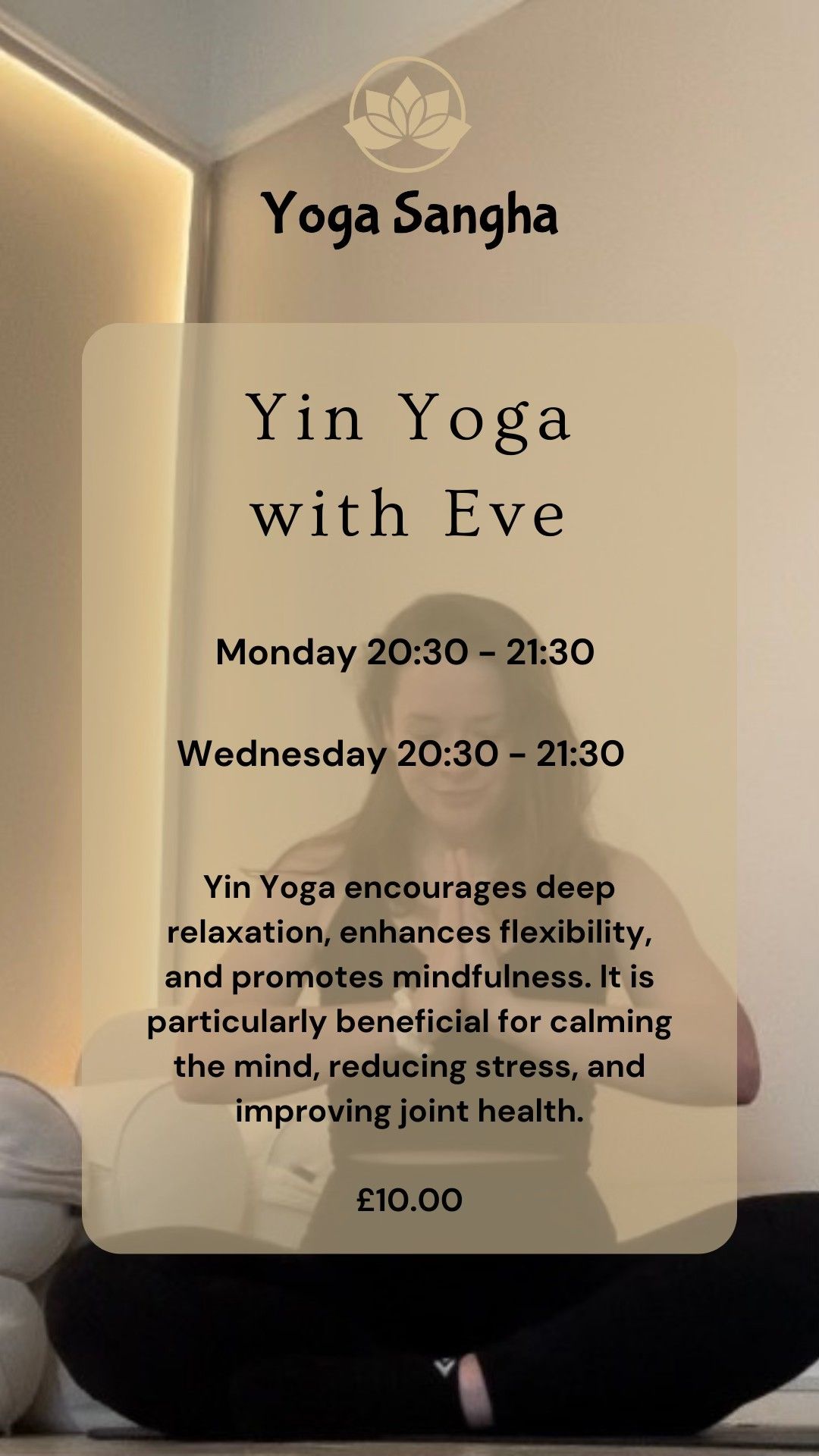 Yin Yoga with Eve