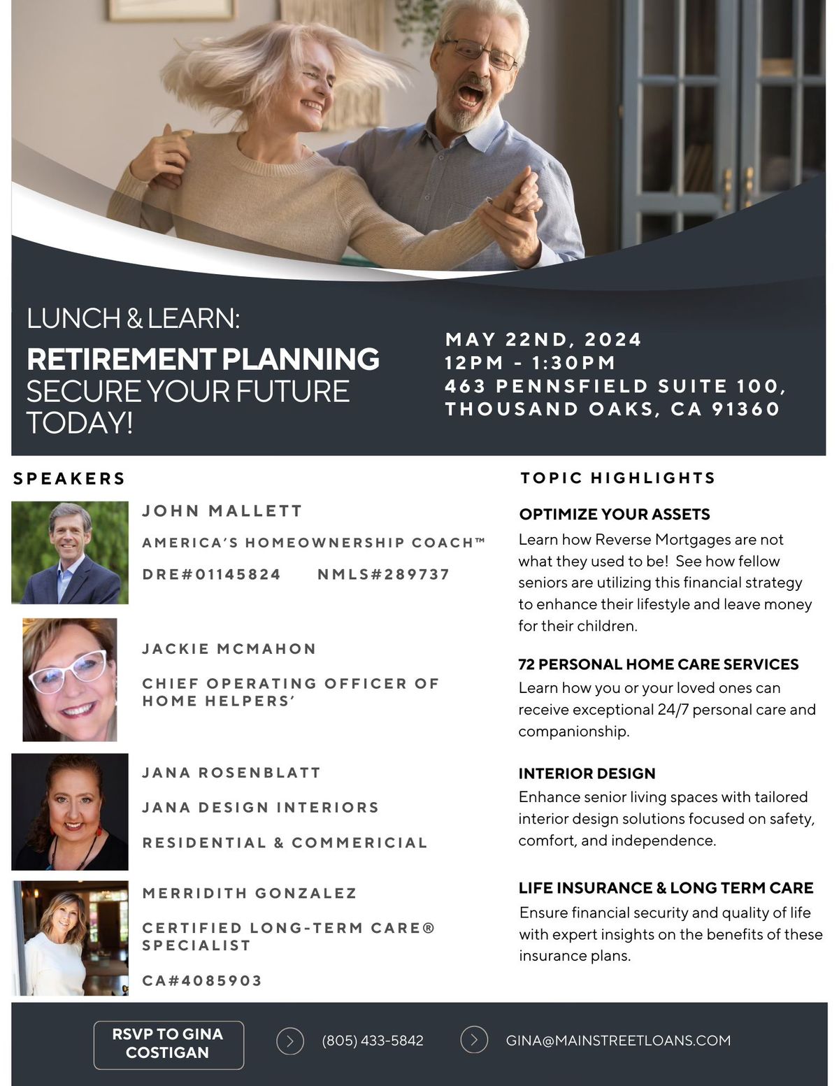 Lunch & Learn: Retirement Planning, Secure Your Future Today!