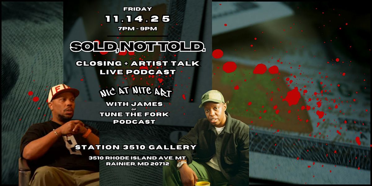 Artist Talk + Live Podcast