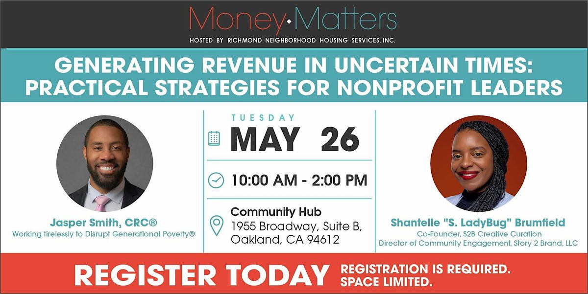 Money Matter Series: Generating Revenue in Uncertain Times