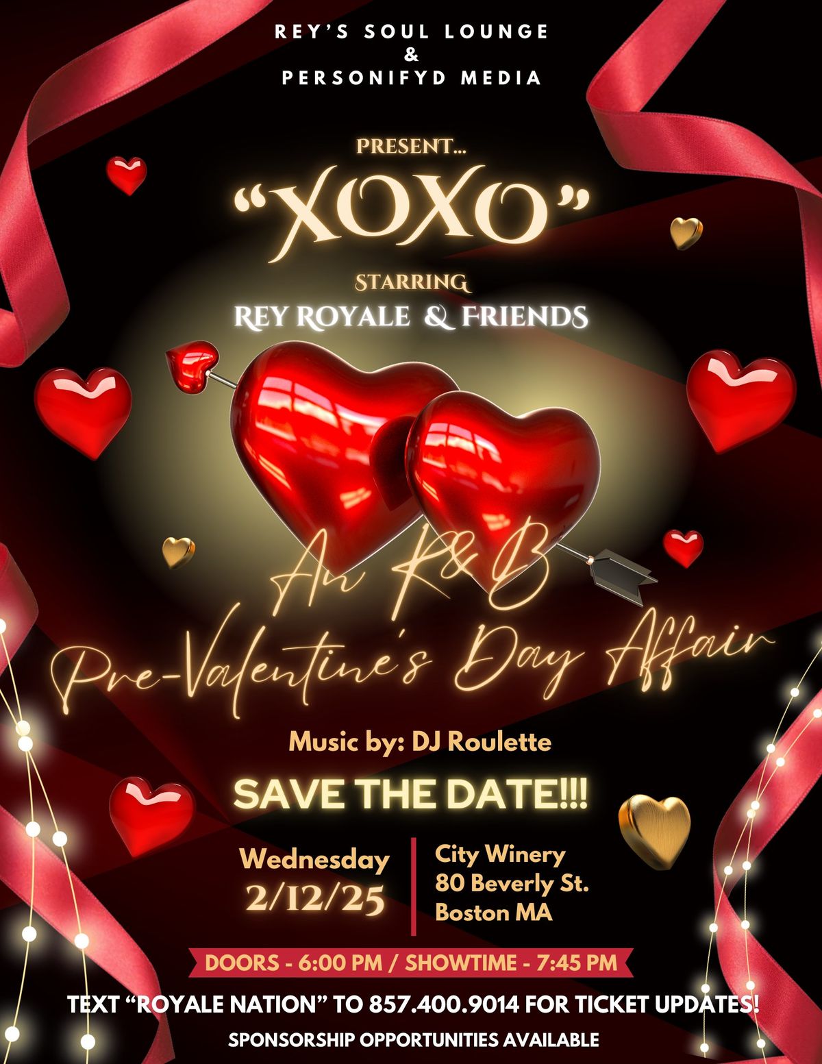 XOXO: An R&B Pre-Valentine\u2019s Day Affair \u2764\ufe0f