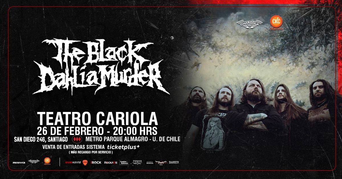 THE BLACK DAHLIA MURDER - Teatro Cariola