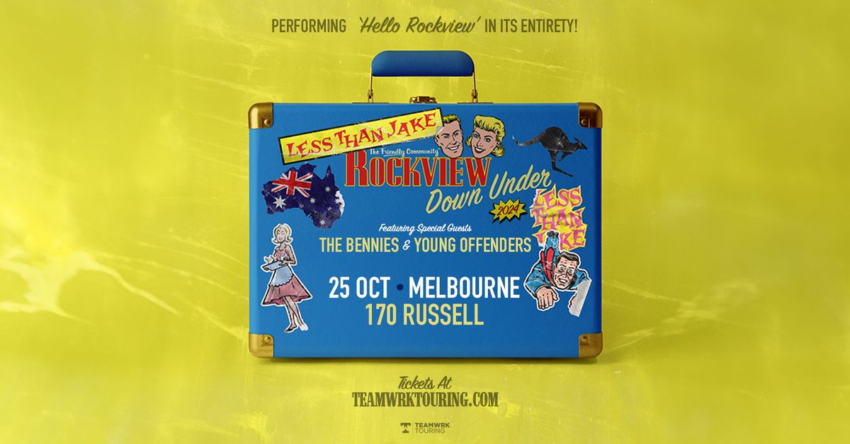 [SOLD OUT] Melbourne: Less Than Jake - 'Rockview Down Under'