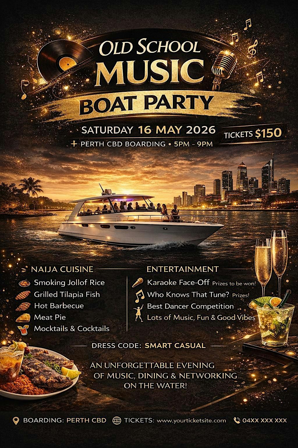 OLD SCHOOL MUSIC BOAT PARTY