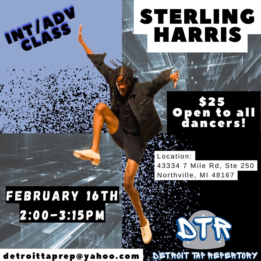 Pop Up Class with Sterling Harris!