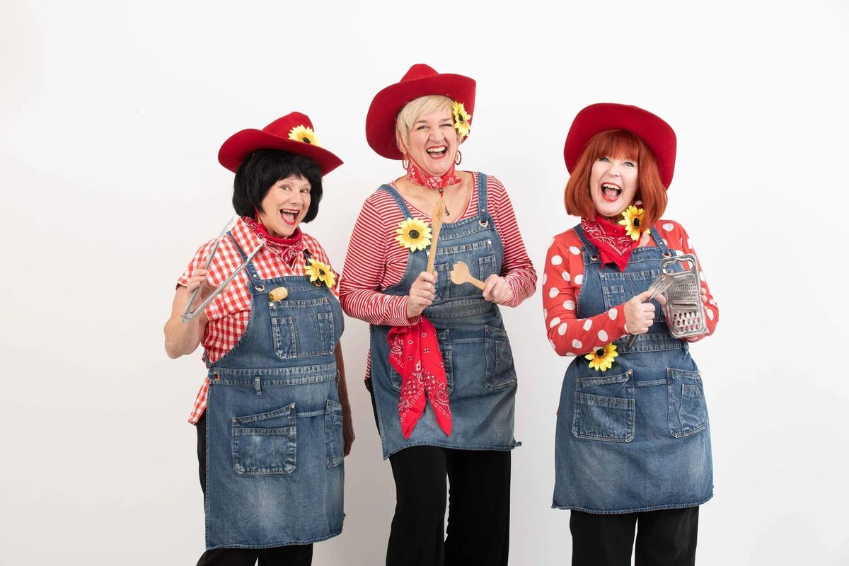 The Looney Lutherans in Hotdish on The Range:  All Hat. No Cattle