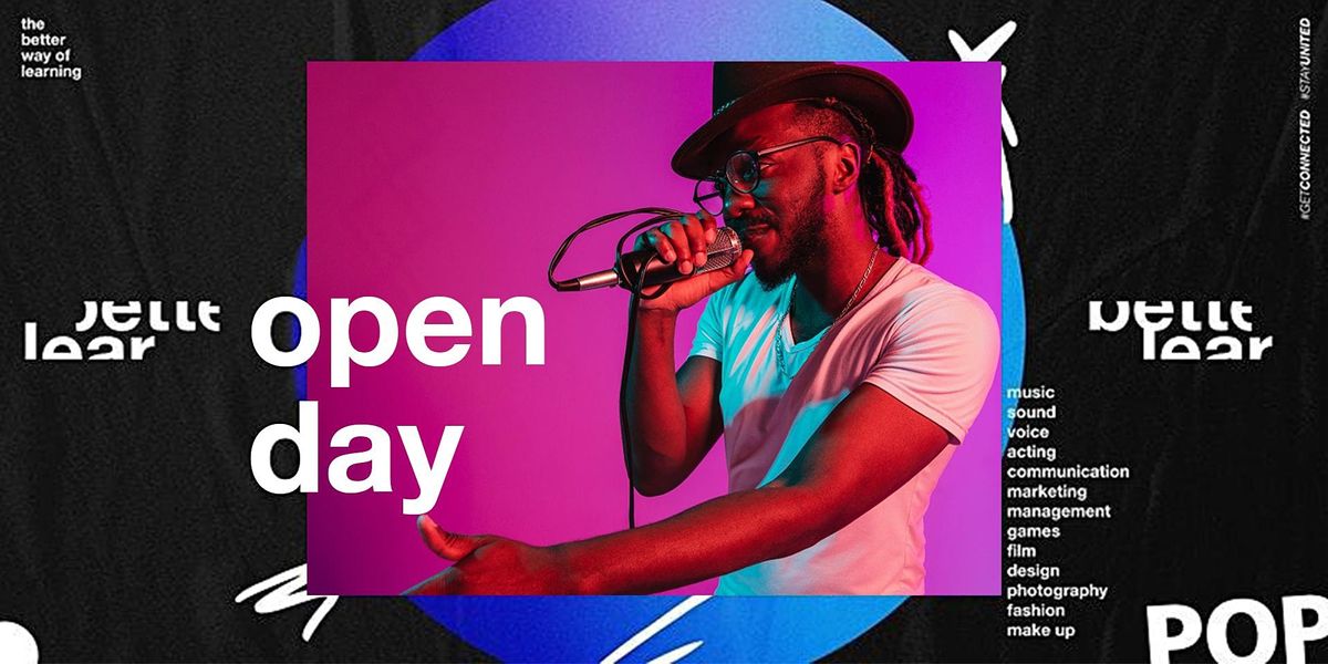 Open Day - The Better Way of Learning - Career in Music & Media