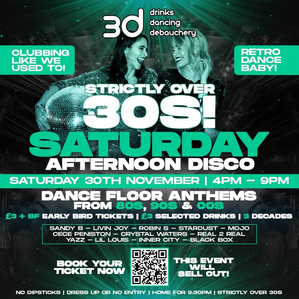 Strictly Over 30's Daytime Disco - Congleton