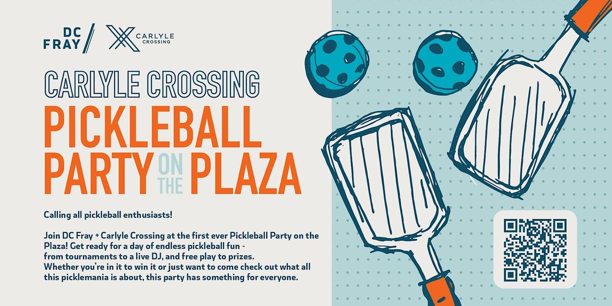 Pickleball Party on the Plaza