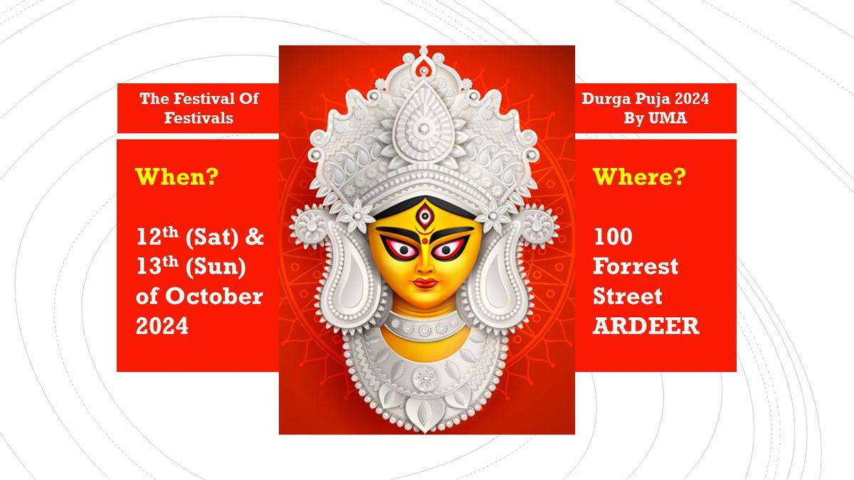 The Festival of Festivals, Durga Puja 2024 by UMA