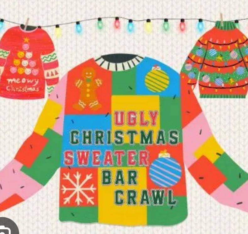 Harrow\u2019s 1st Ugly Xmas Sweater Bar Crawl!! 