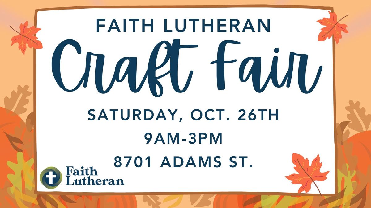 Faith Craft Fair