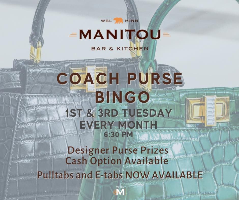 Coach Purse Bingo