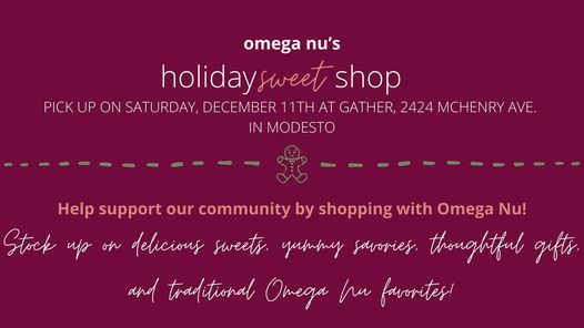 Omega Nu's Holiday Sweet Shop