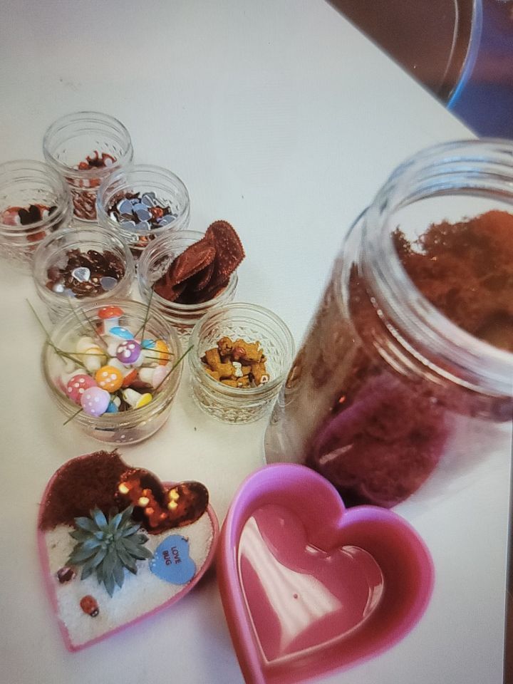 Kids Valentine Garden Make and Take, Thimble Gardens Bridgewater Falls