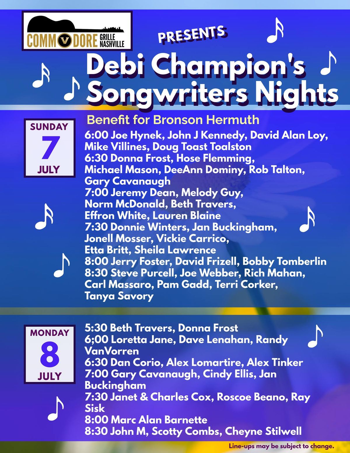 Debi Champion's Songwriters Nights