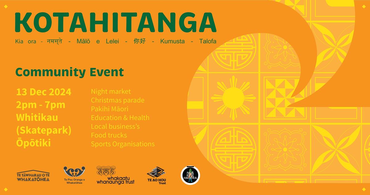 Kotahitanga Community Event