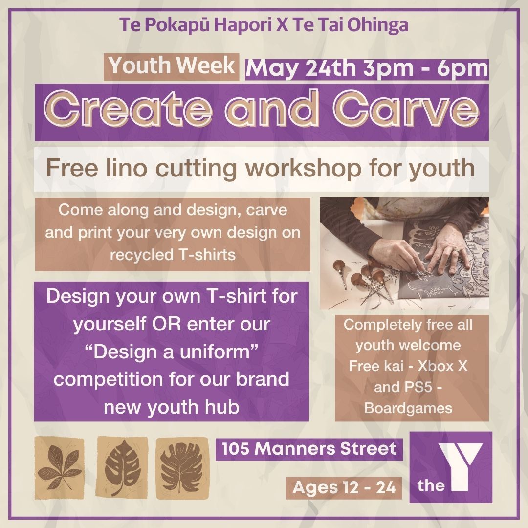 Create and Carve- Youth Lino Printing Workshop