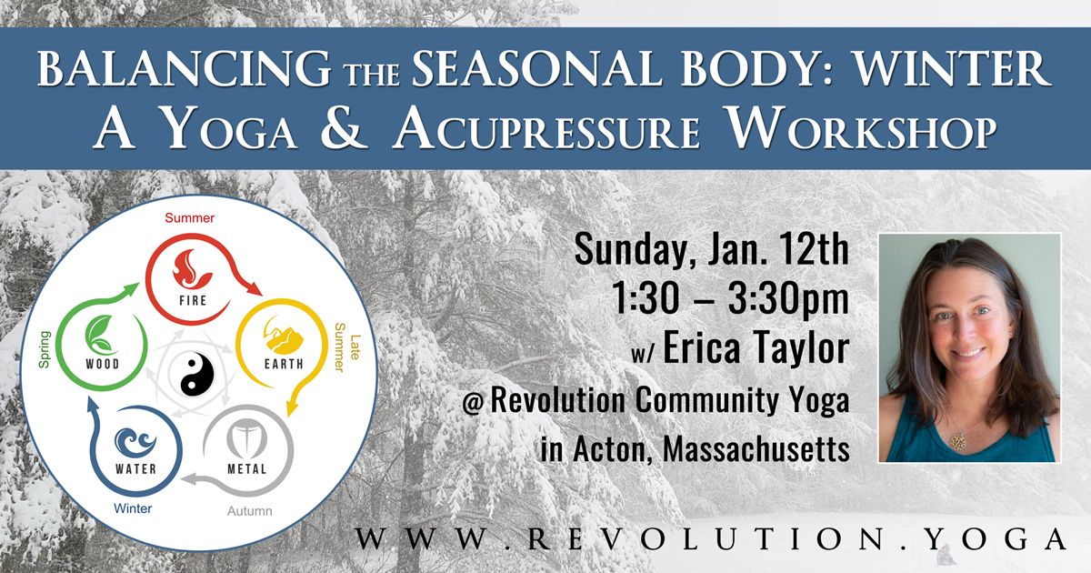 Balancing the Seasonal Body: Winter ~ A Yoga and Acupressure Workshop