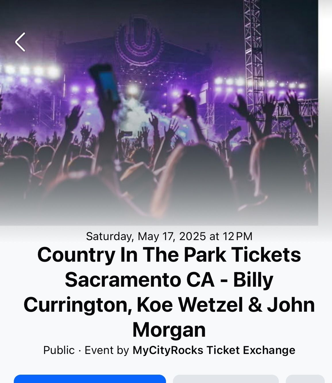 Country in the Park\u2014go as a group! 