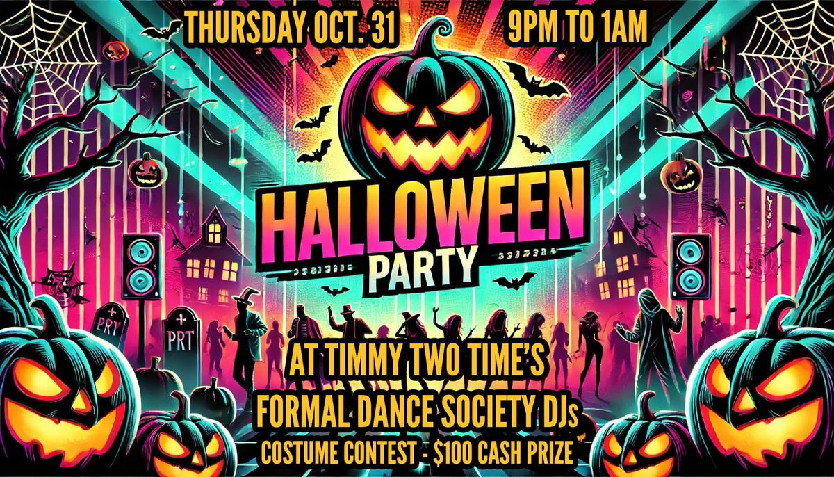 Halloween Party, Timmy Two Time's, Lexington, 31 October to 1 November