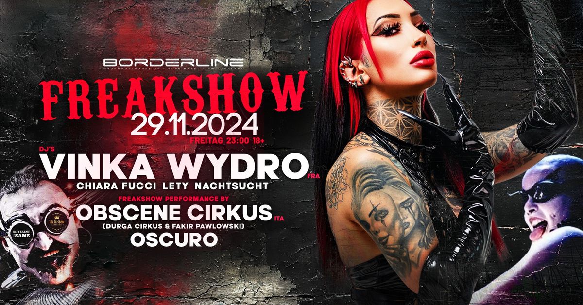 FREAKSHOW w\/ Vinka Wydro