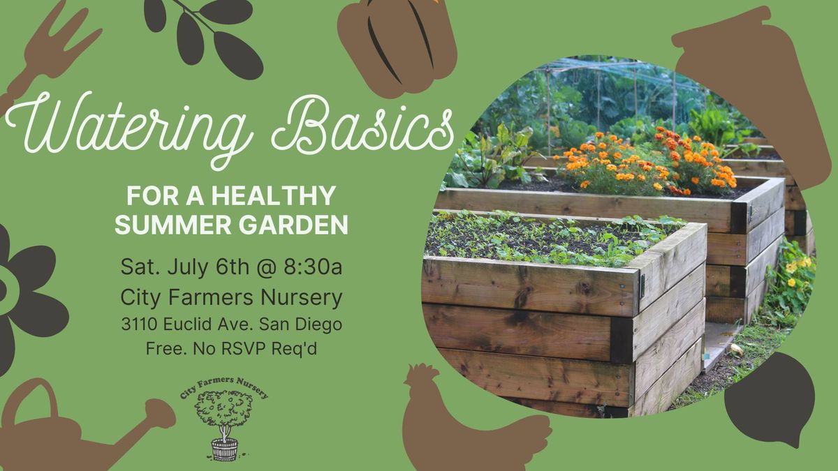 Watering & More | Healthy Summer Garden Tips