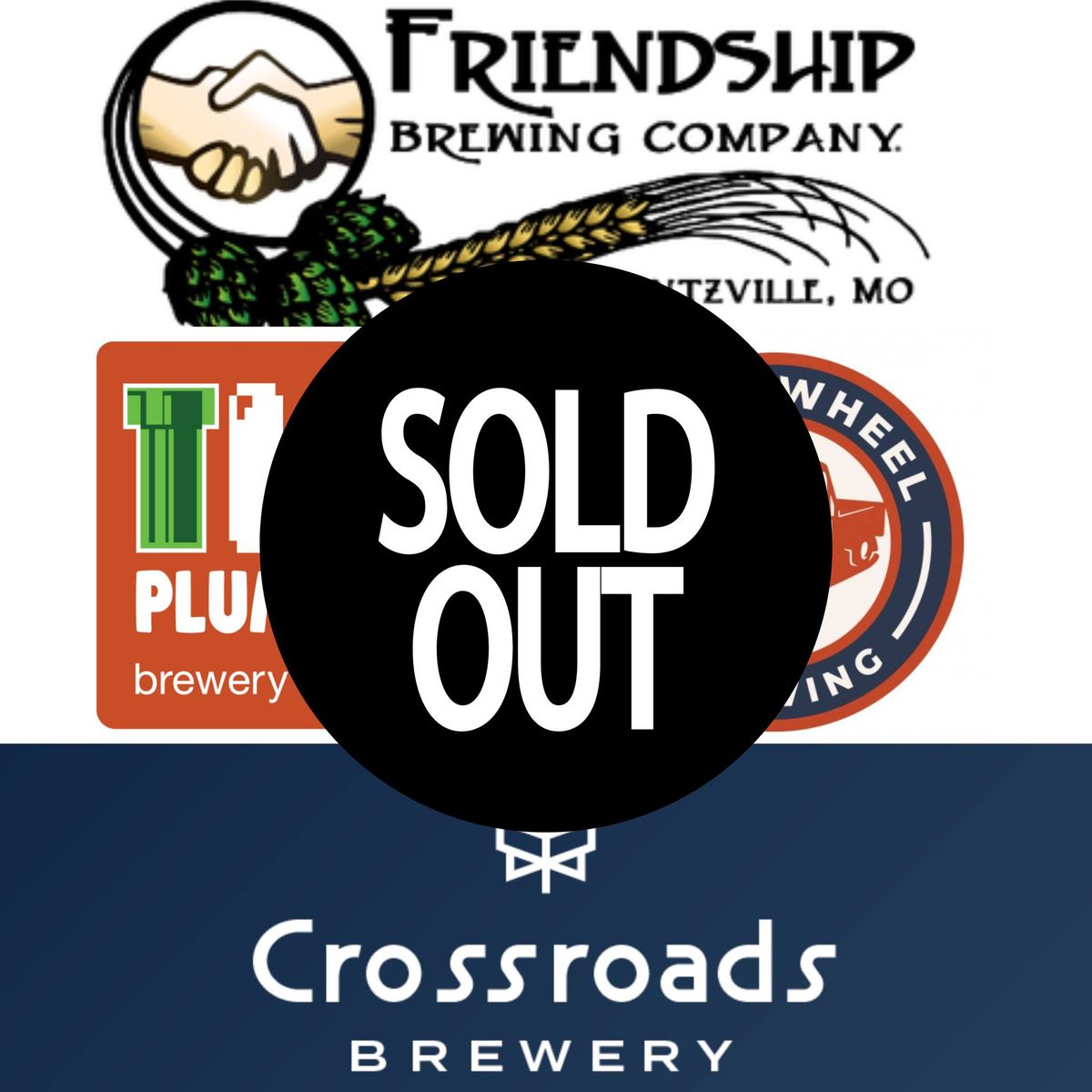 **SOLD OUT** BrewHopSTL Tour - Third Wheel, Two Plumbers, Crossroads, Friendship