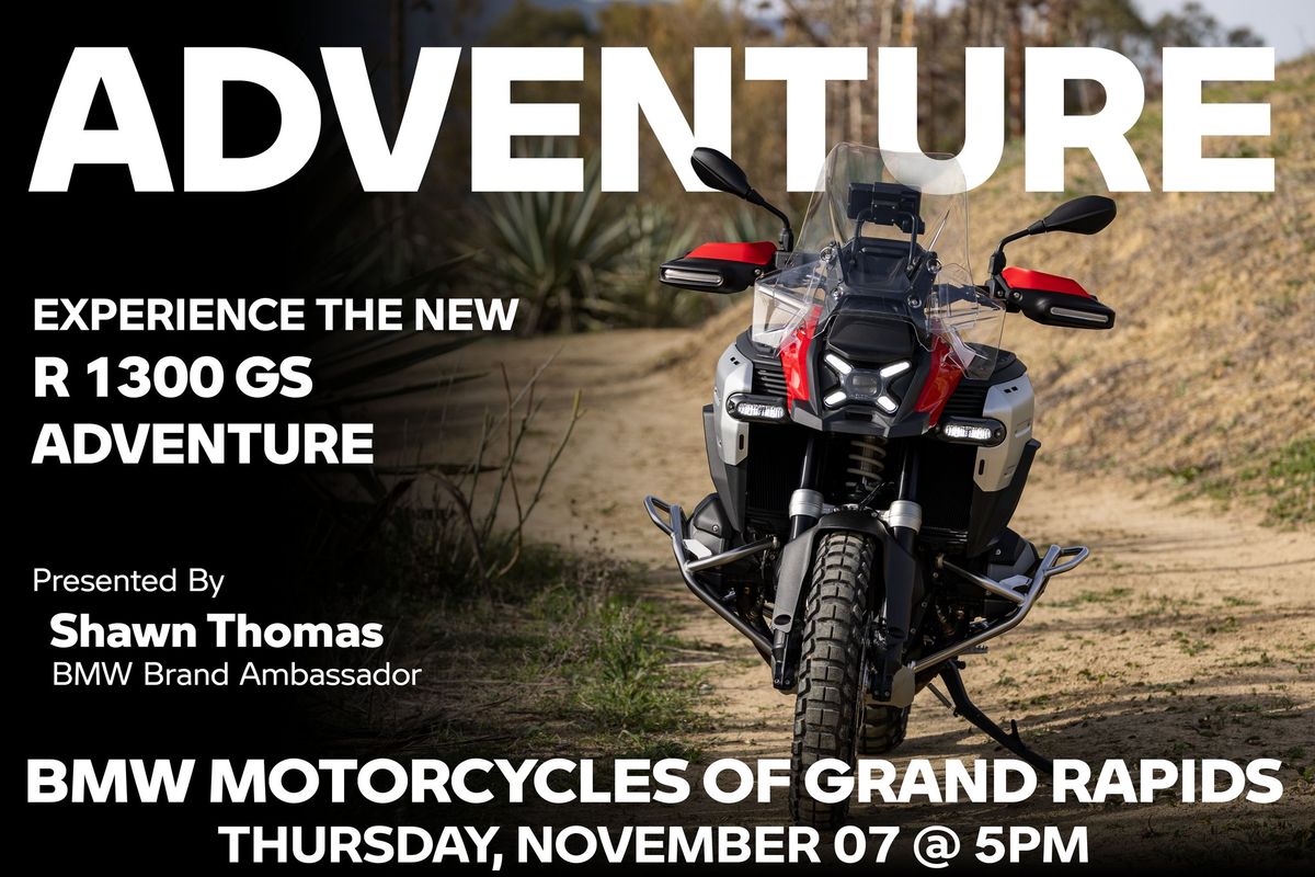 R1300GS Adventure Event with Shawn Thomas!