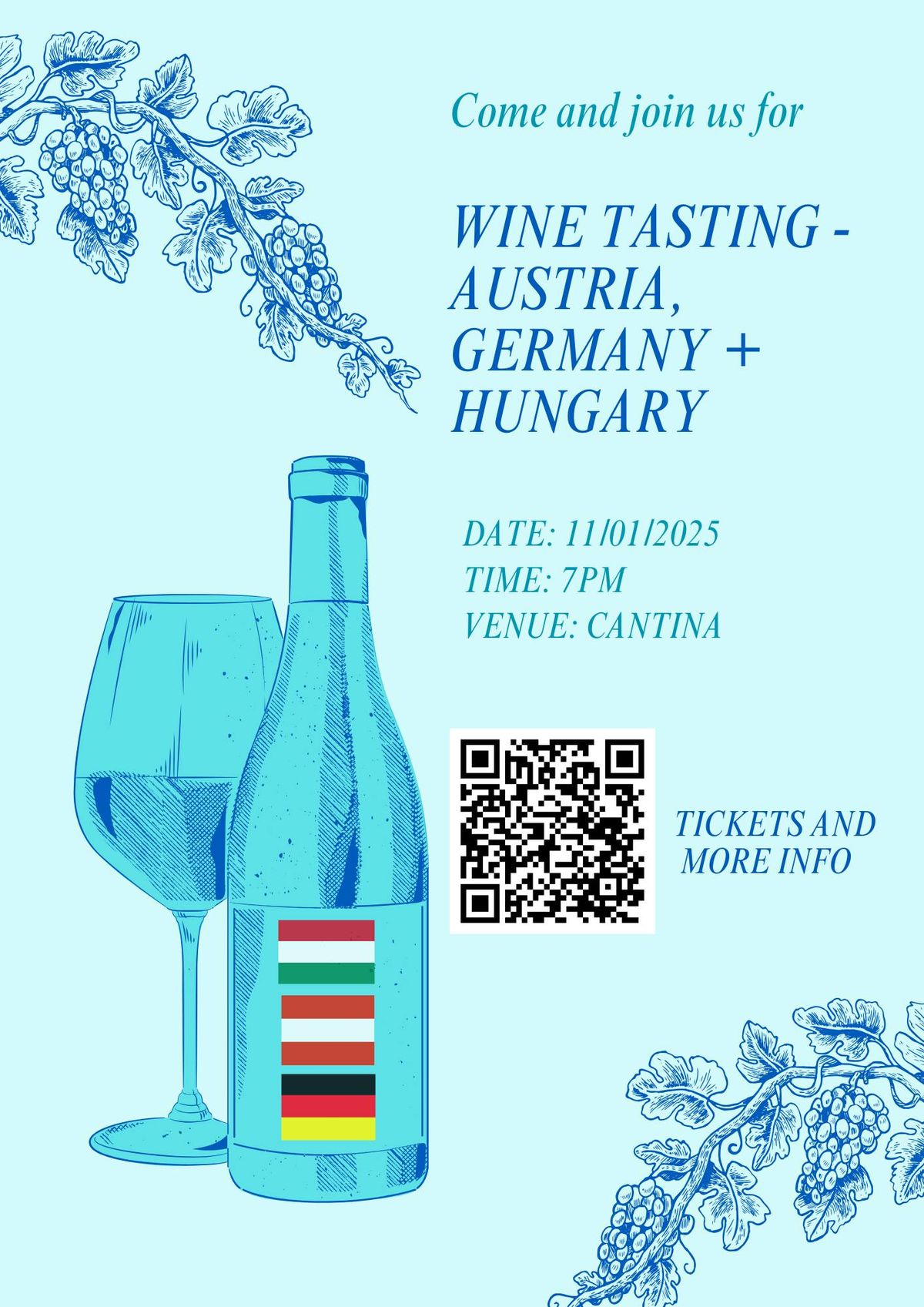 Wine Tasting - Austria, Germany + Hungary