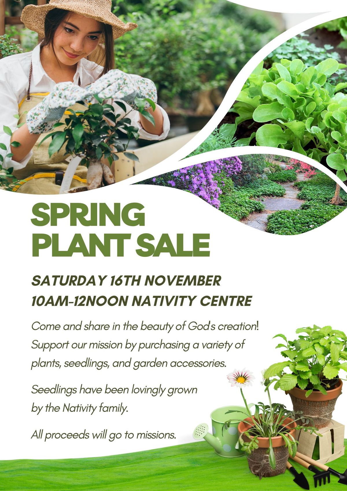 Nativity Church Plant Sale