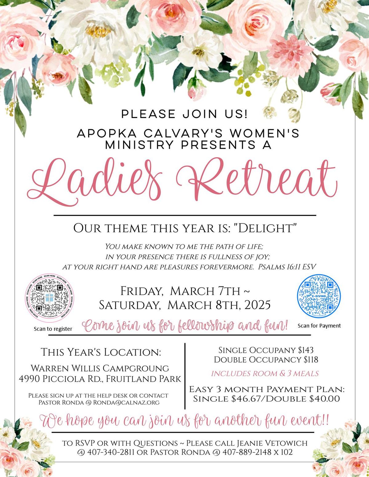 Ladies' Retreat