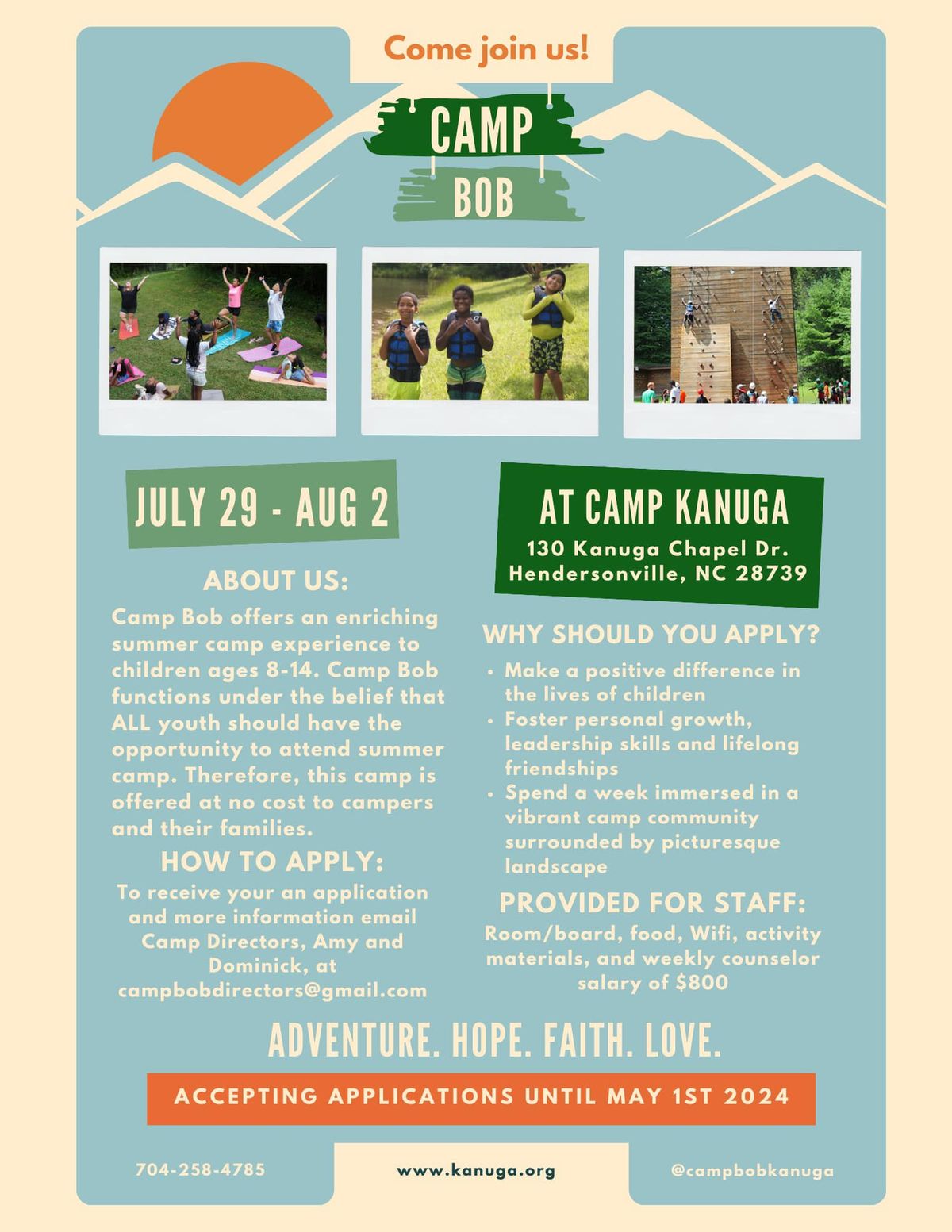 Camp Bob 2024