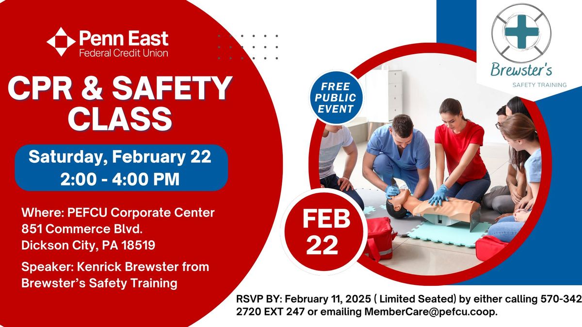 CPR Training and Safety Class