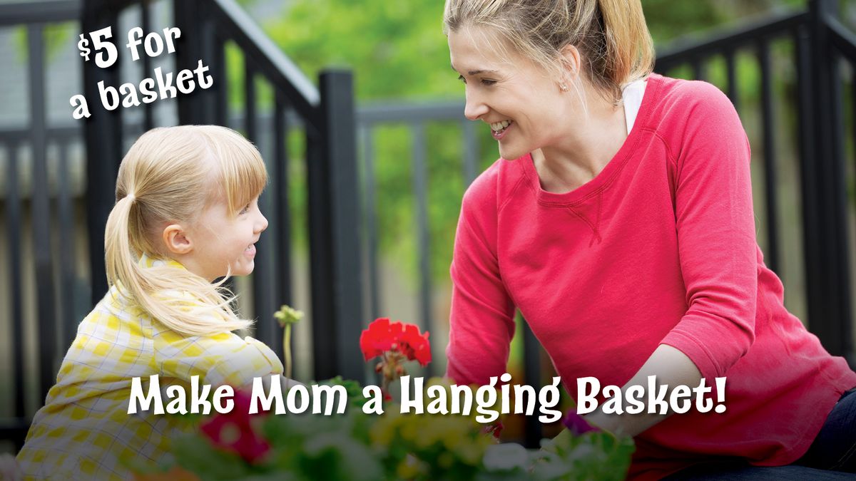 Kids: Make Mom a Hanging Basket!