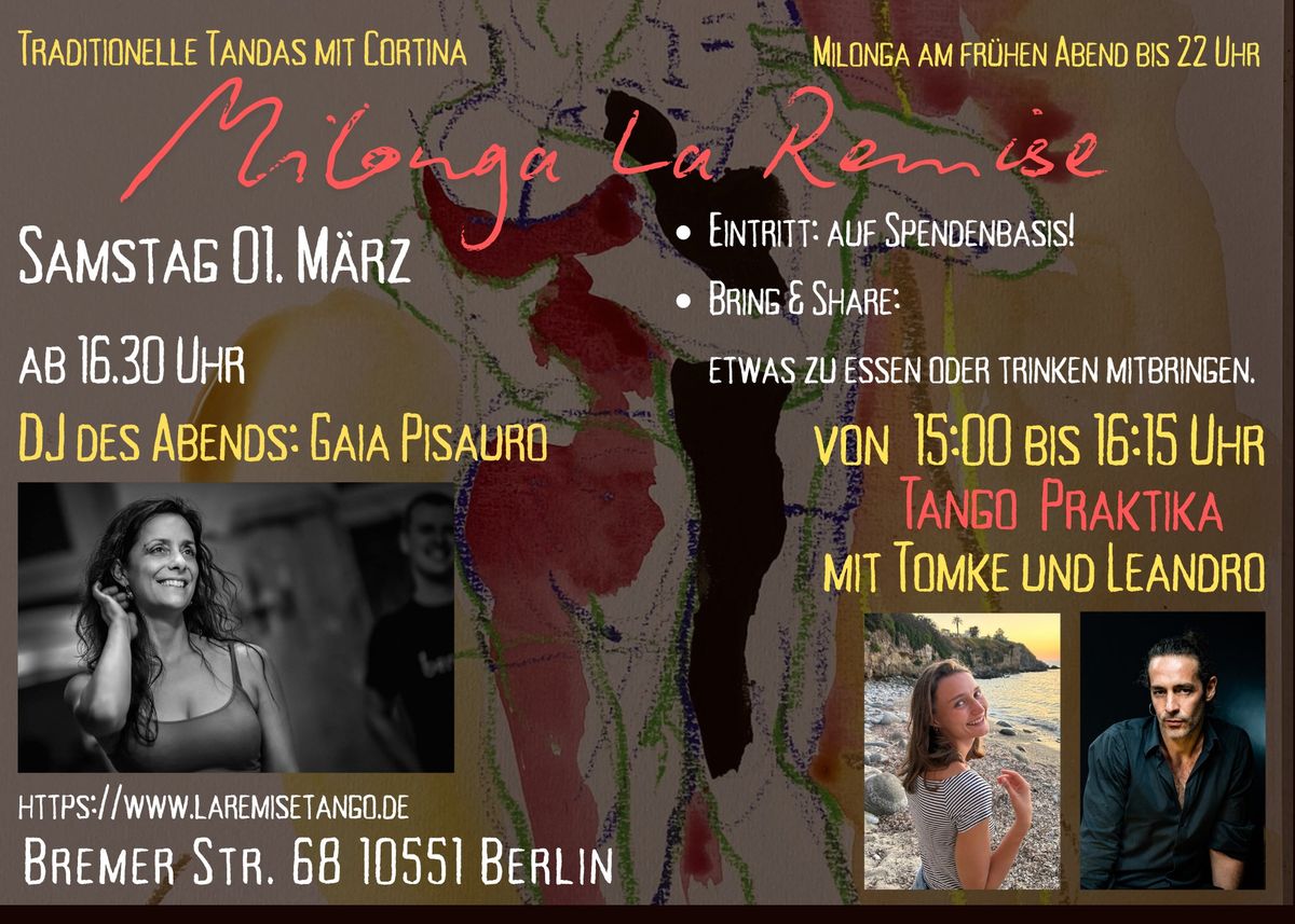 Milonga La Remise \u2013 The Tango Party \ud83c\udf89