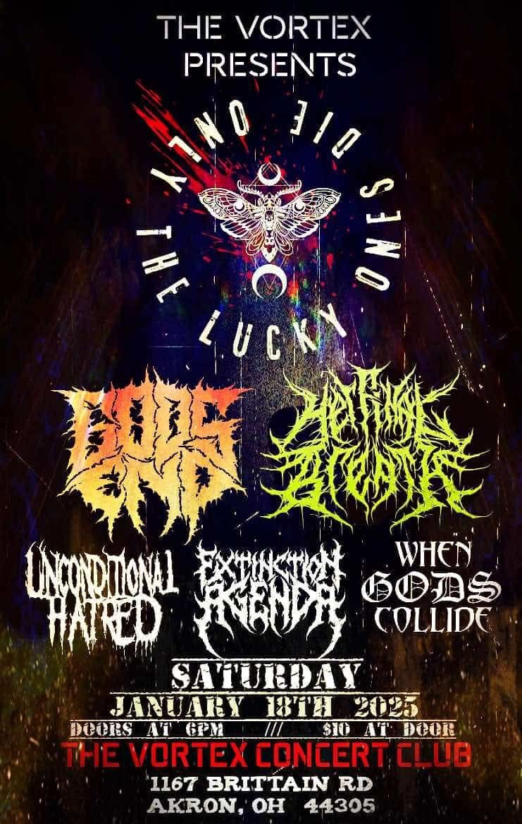 Only the lucky ones die last show headliner 