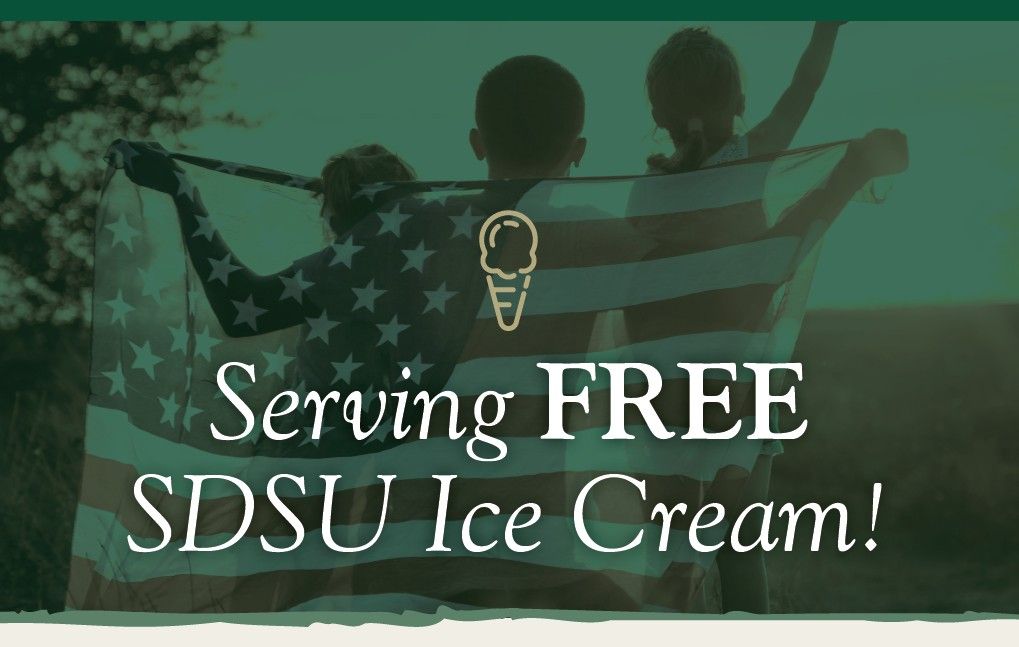Free SDSU Ice Cream!