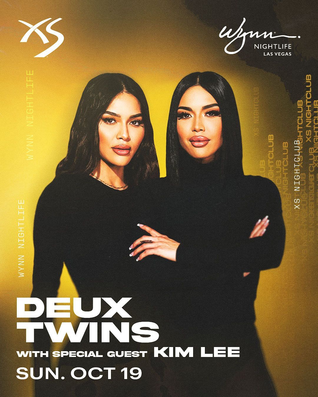 Deux Twins w\/ Kim Lee at XS Nightclub at Encore